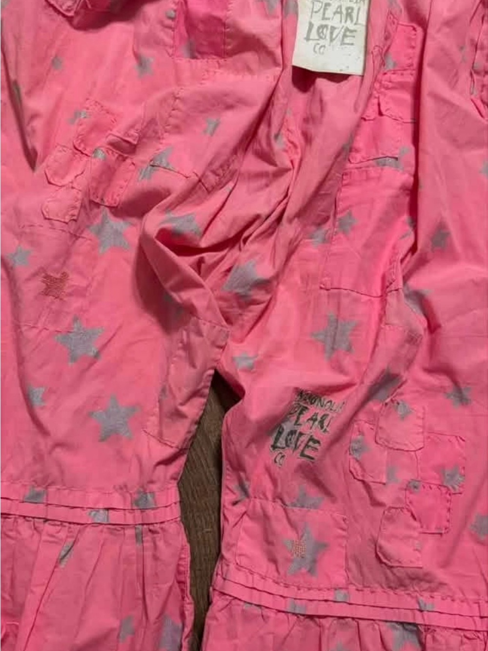 Magnolia Pearl Pink Drawstring Star Print Pants - Picture 2 of 2